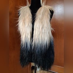 Skies Are Blue Faux Fur Vest